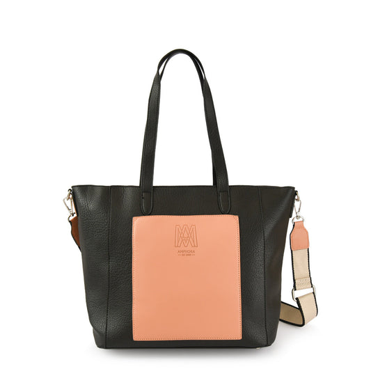 Sebastiana Large Two Handle Wallet Black