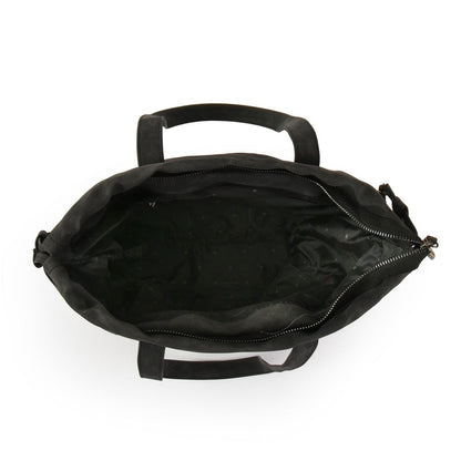 Wallet Two Handles Three divisions Large Tais Black
