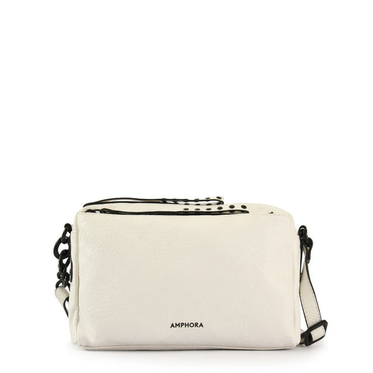Stefi medium white crossbody wallet