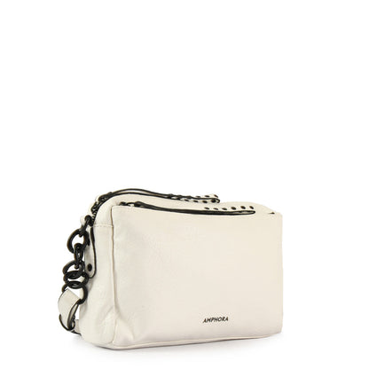 Stefi medium white crossbody wallet