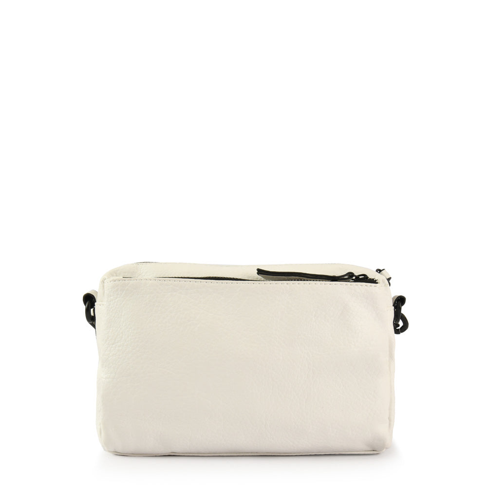 Stefi medium white crossbody wallet