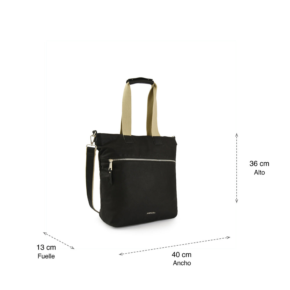 Vilma Large Two Handle Wallet Black