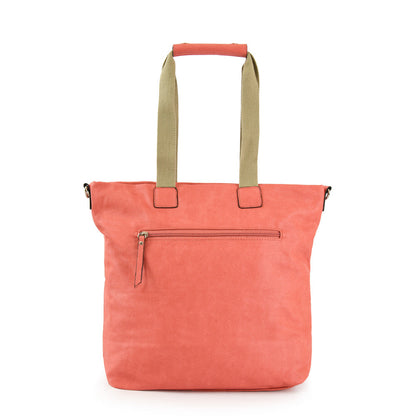 Vilma Coral Large Two Handle Wallet