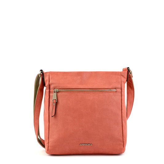 Vilma Coral Medium Shoulder Bag