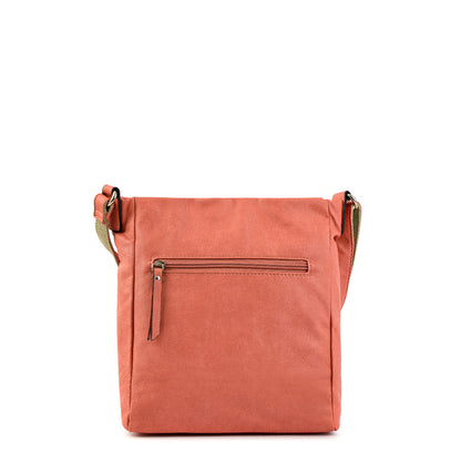 Vilma Coral Medium Shoulder Bag