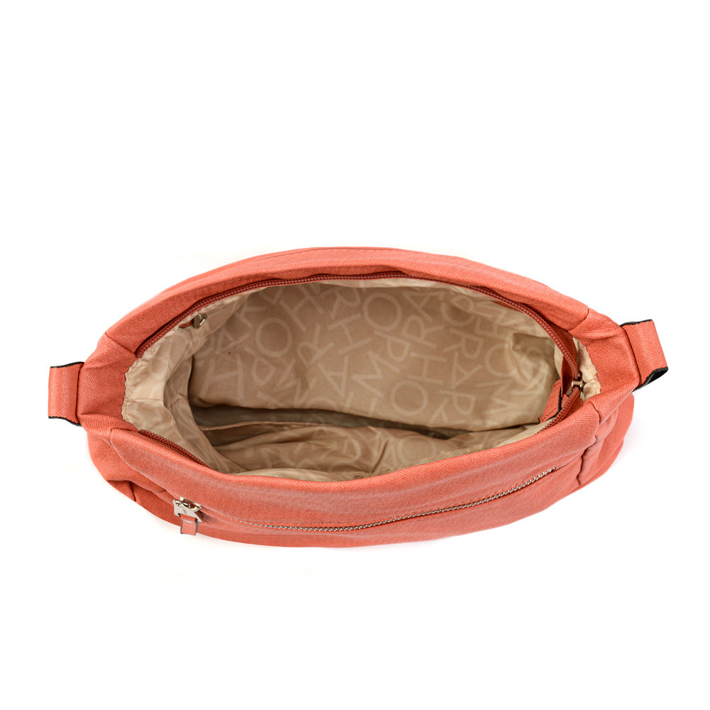 Vilma Coral Medium Shoulder Bag