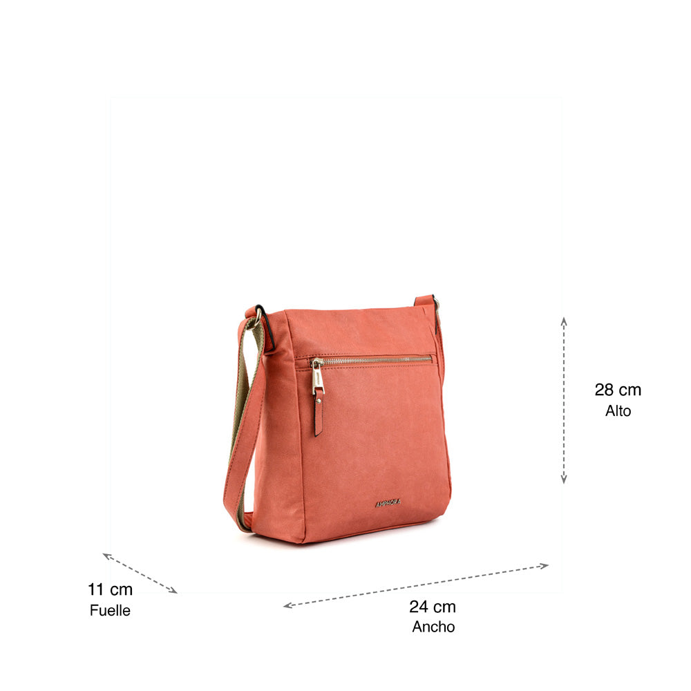 Vilma Coral Medium Shoulder Bag