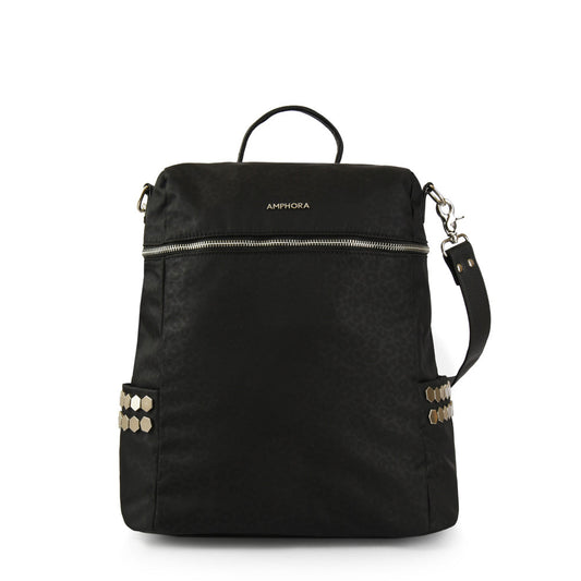 Teriosa Large Black Backpack