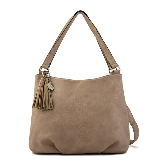 Wallet Two Handles Three large divisions lioben taupe