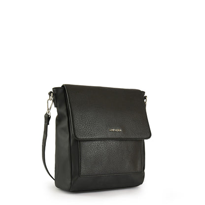 Balta Small Black Crossbody Wallet