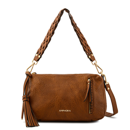 Medium brown Nilda shoulder bag