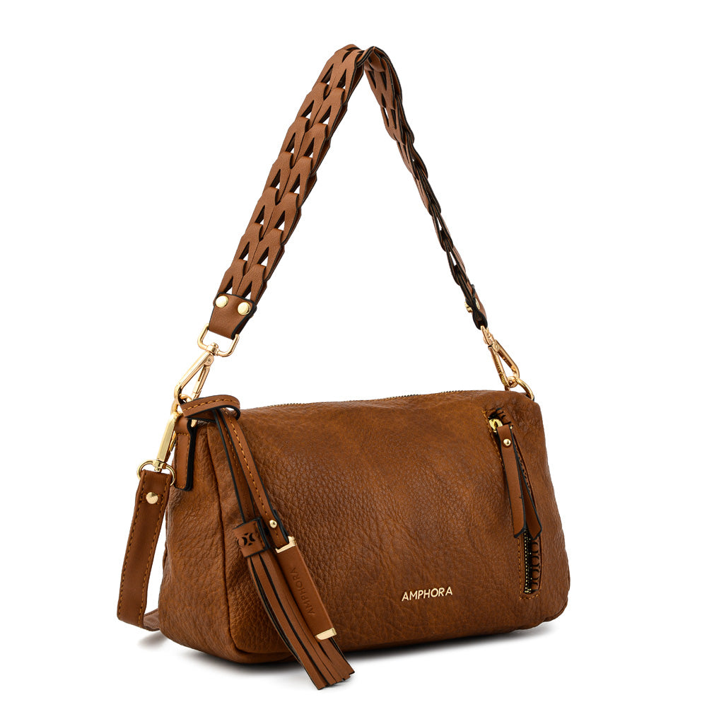Medium brown Nilda shoulder bag