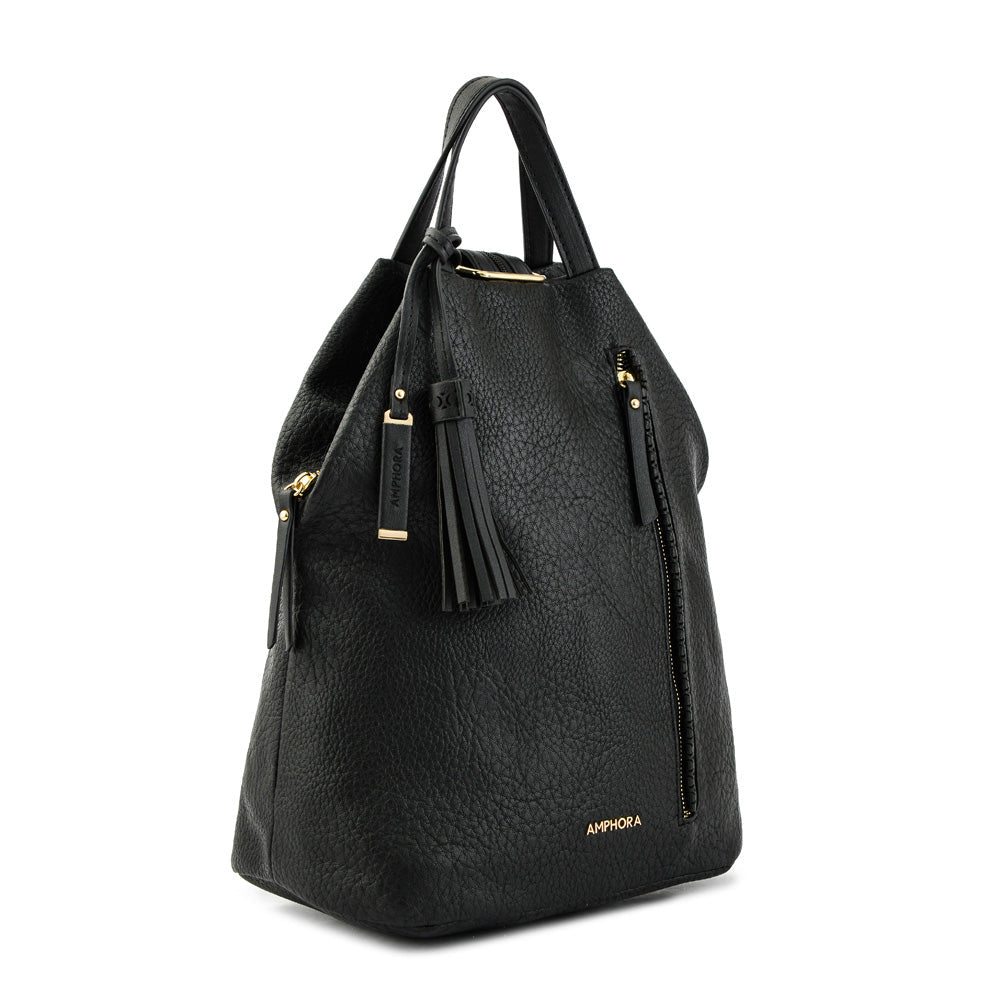 Nilda Black Medium Backpack
