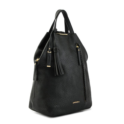 Nilda Black Medium Backpack