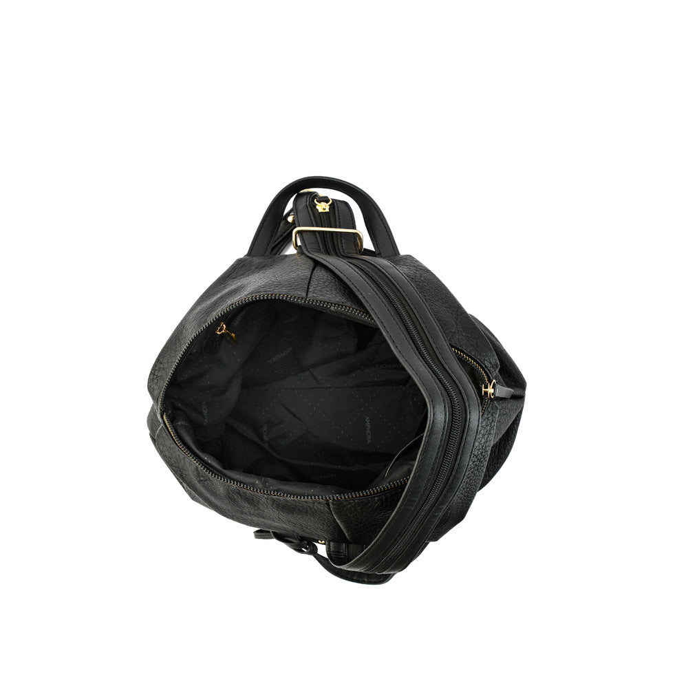 Nilda Black Medium Backpack