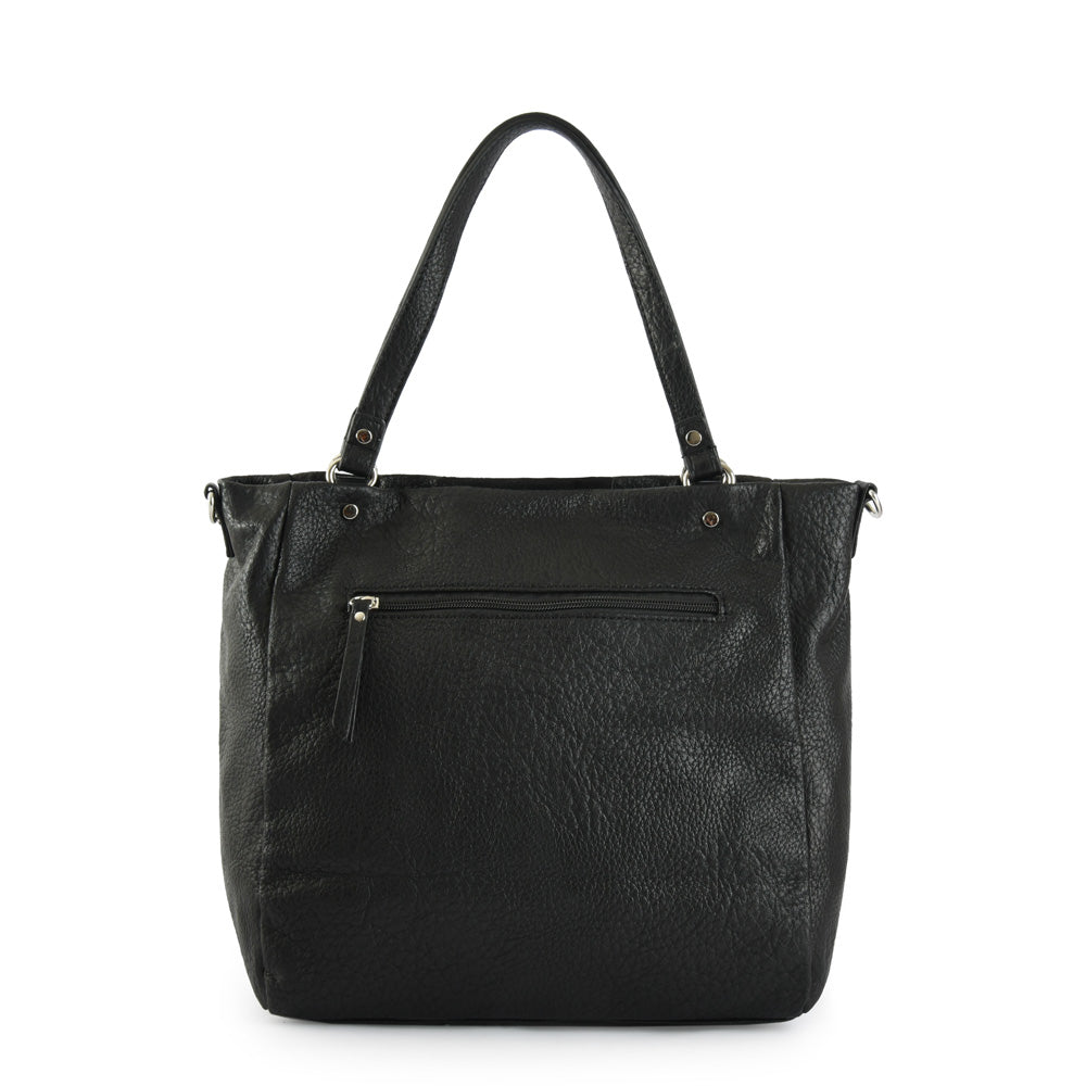 Nelly Medium Two Handle Wallet Black