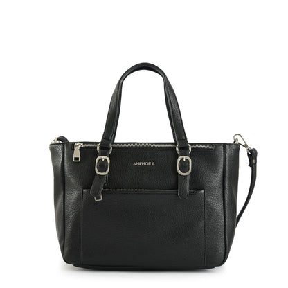 Wallet Two Handles Three medium divisions alia black