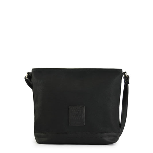 Medium black Cecilia crossbody bag