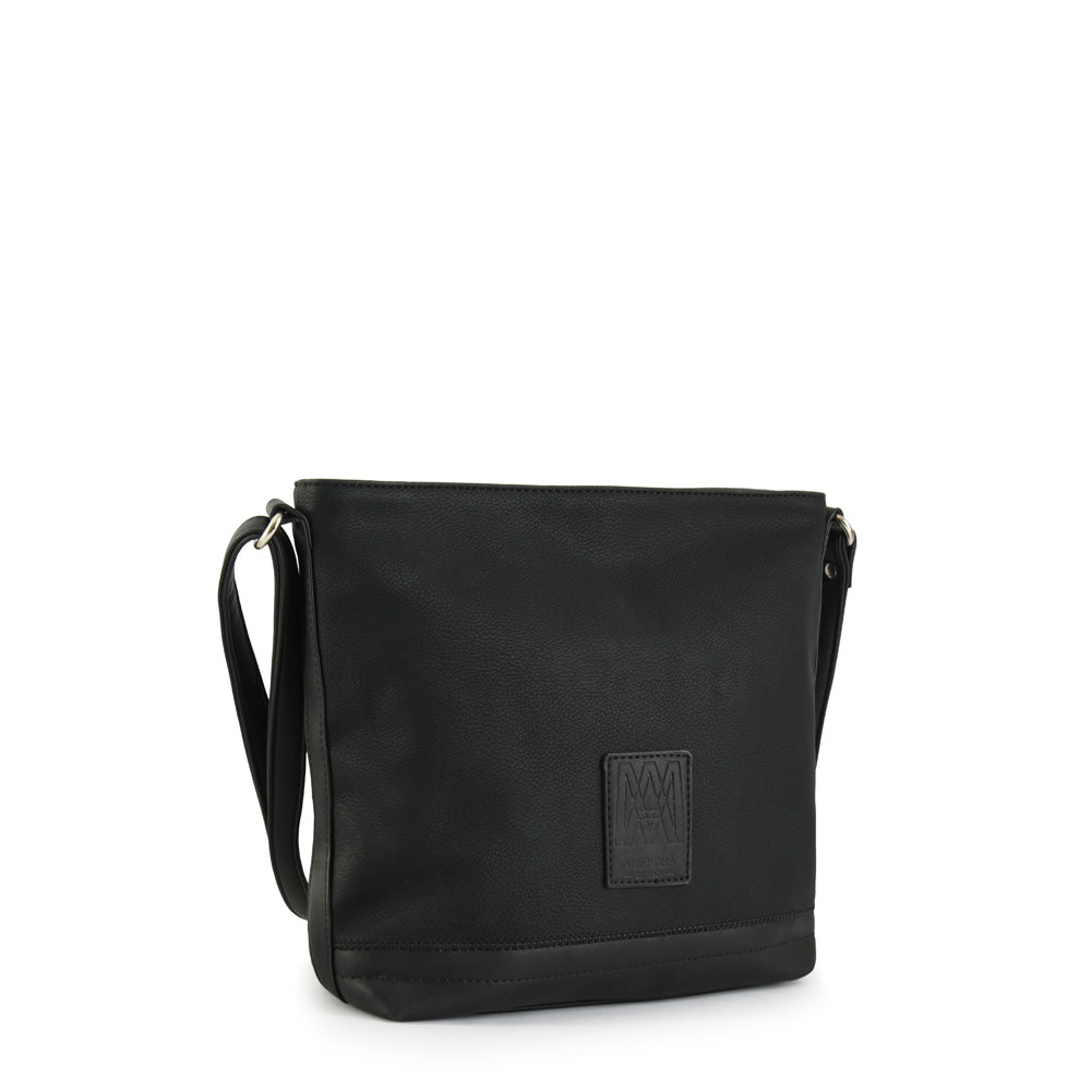 Medium black Cecilia crossbody bag