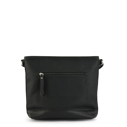 Medium black Cecilia crossbody bag
