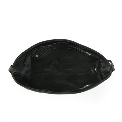Medium black Cecilia crossbody bag