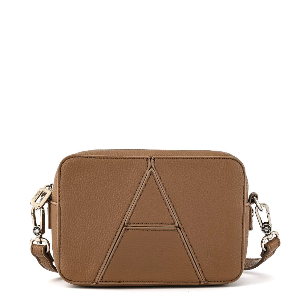 Dark Taupe Andrea Small Shoulder Bag