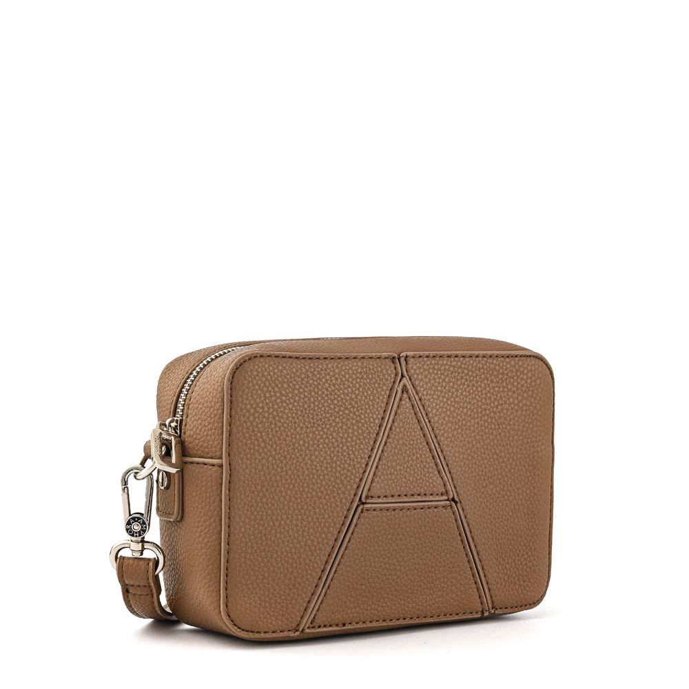 Dark Taupe Andrea Small Shoulder Bag