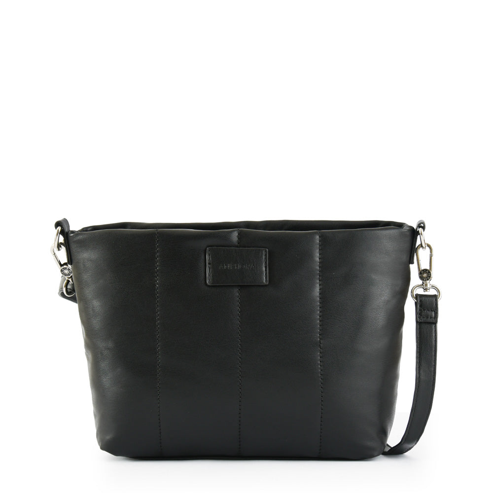 Black Aquarius Medium Crossbody Wallet