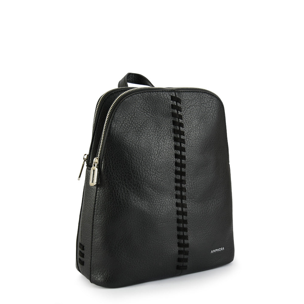 Cameron Black Medium Backpack