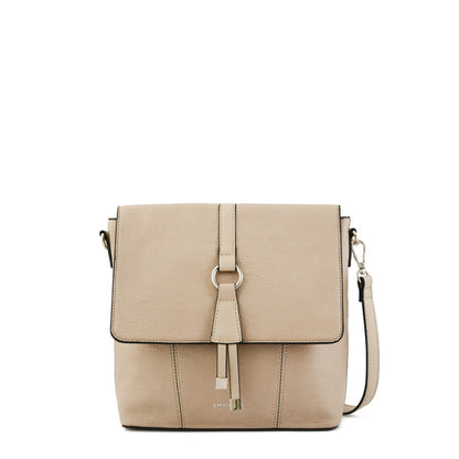 Javi taupe small crossbody wallet