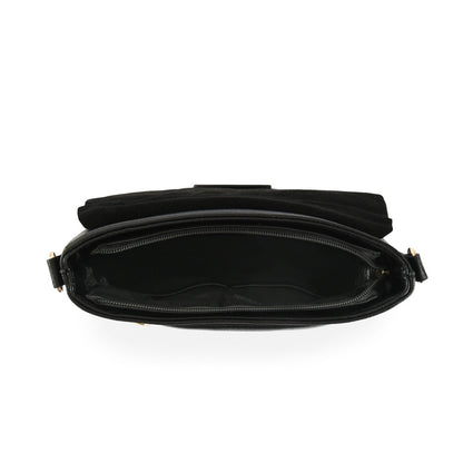 Symone medium black crossbody wallet