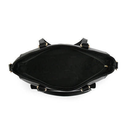 Symone black medium two-handle wallet