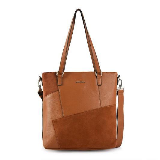 Wallet Two Handles Three large divisions Ferani brown