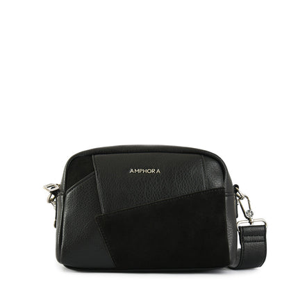 Ferani medium black crossbody bag