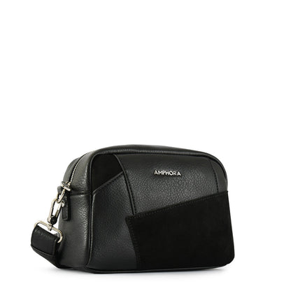 Ferani medium black crossbody bag