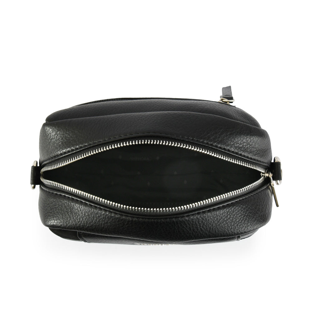 Ferani medium black crossbody bag