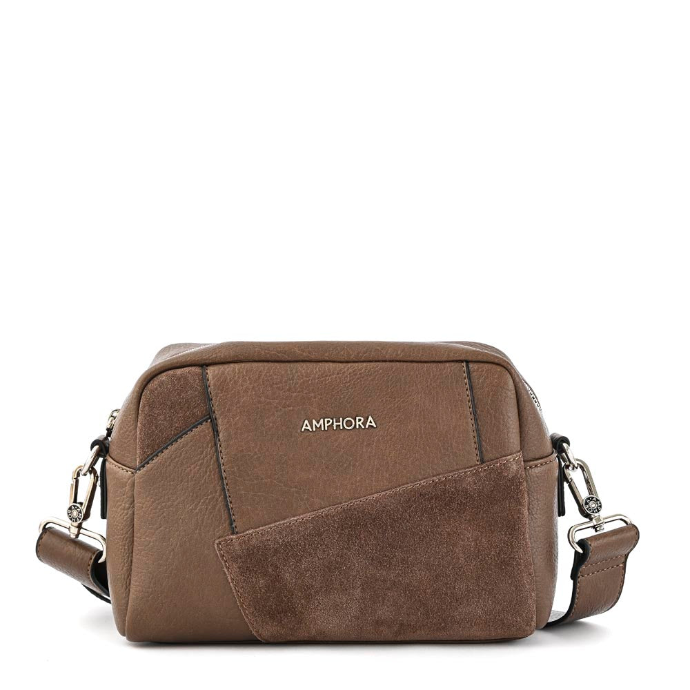 Dark Taupe Ferani Medium Crossbody Bag