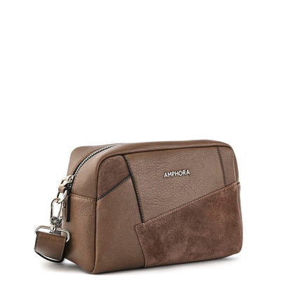 Dark Taupe Ferani Medium Crossbody Bag