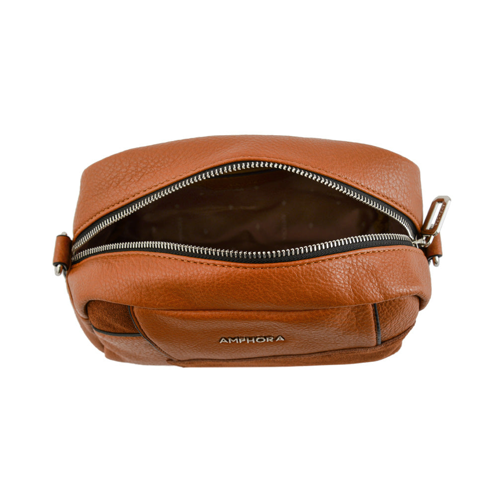 Ferani medium brown crossbody bag