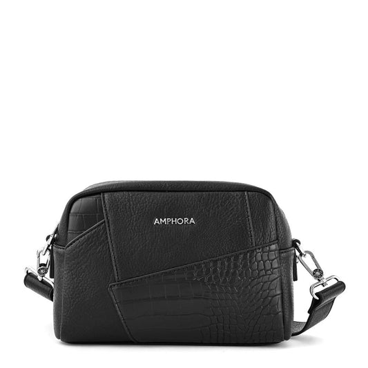 Special black ferani medium crossbody bag