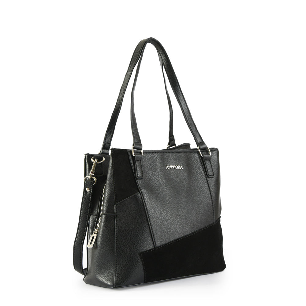 Wallet Two Handles Three medium divisions ferani black