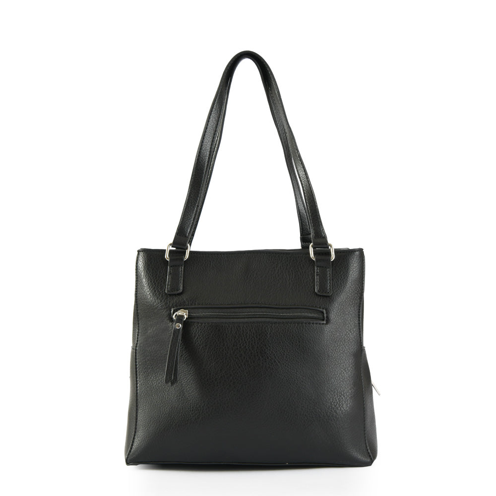 Wallet Two Handles Three medium divisions ferani black