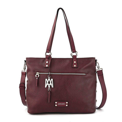 Two Handles Wallet with medium notebook holder donatela burgundy