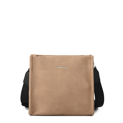 Zèbre taupe medium crossbody bag