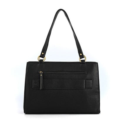 Wallet Two Handles Three medium divisions dubois black