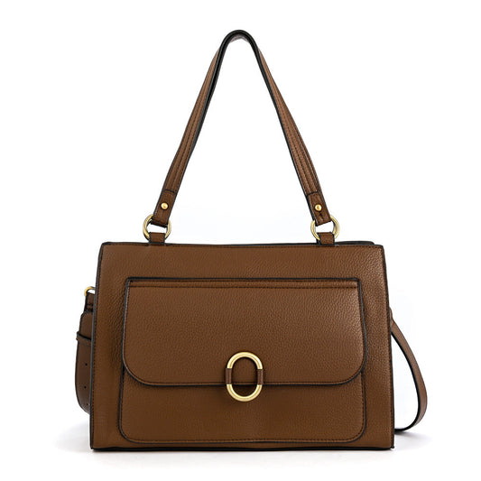 Wallet Two Handles Three medium divisions dark brown dubois