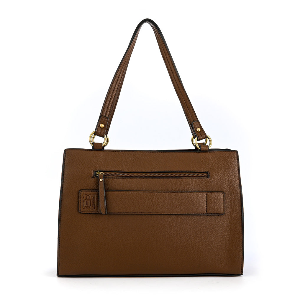 Wallet Two Handles Three medium divisions dark brown dubois