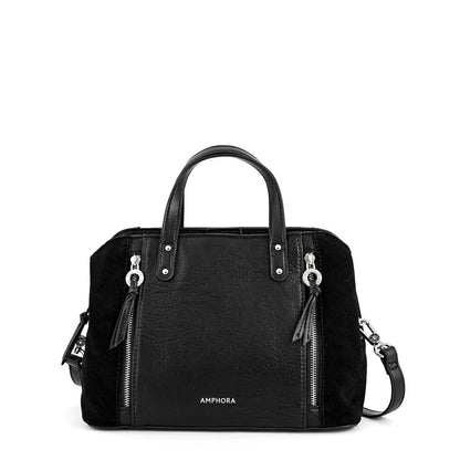 Medium black moreau crossbody bag