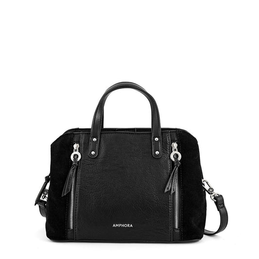 Medium black moreau crossbody bag
