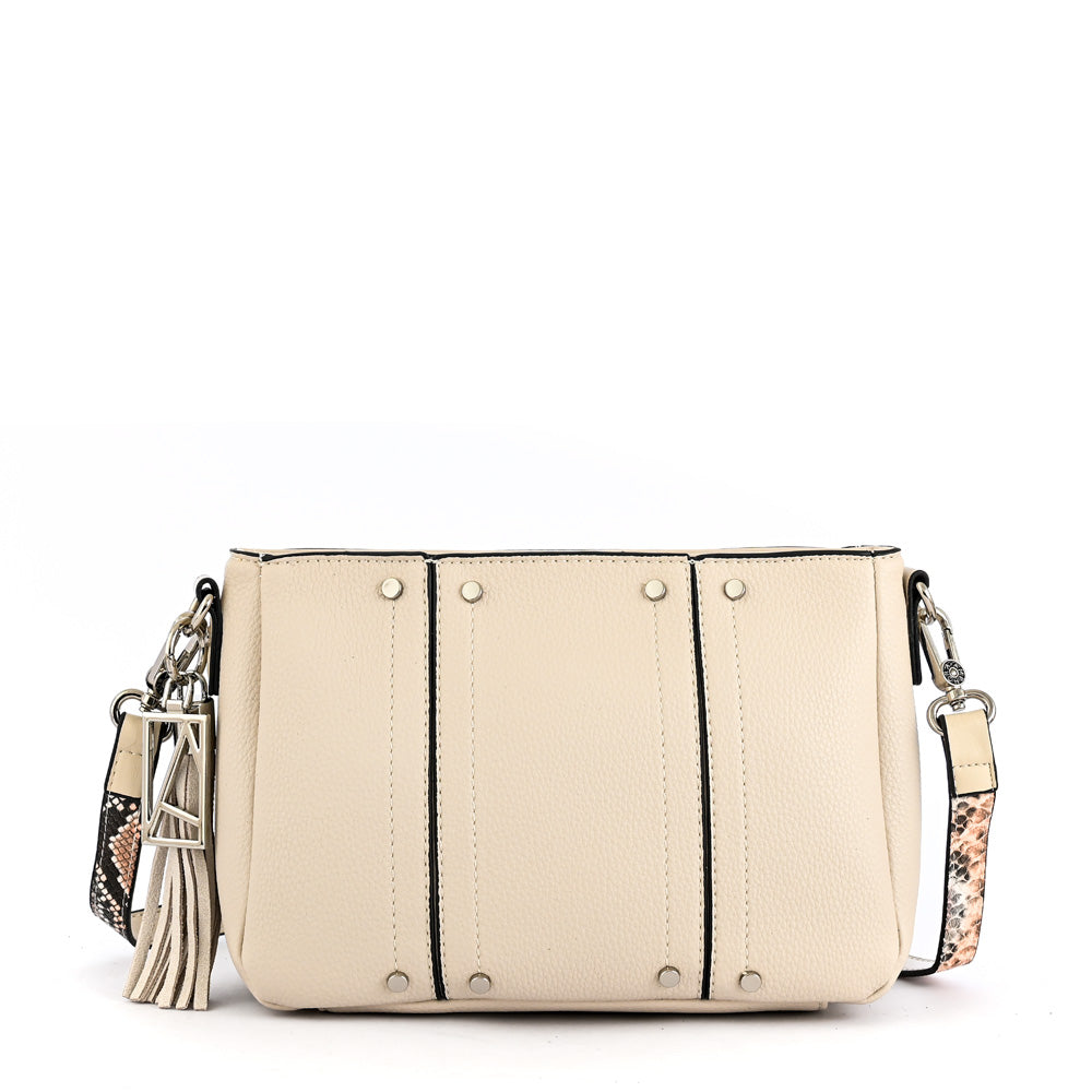 Leroy small off-white shoulder bag